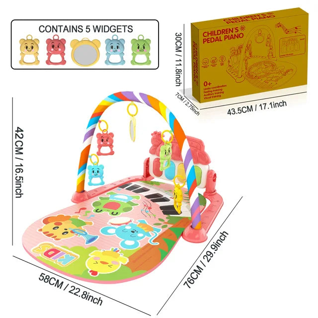 🎹 Baby Music Play Mat – Piano Keyboard Gym