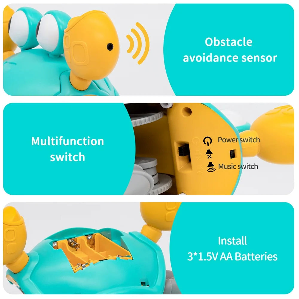 Interactive Dancing Crab Toy