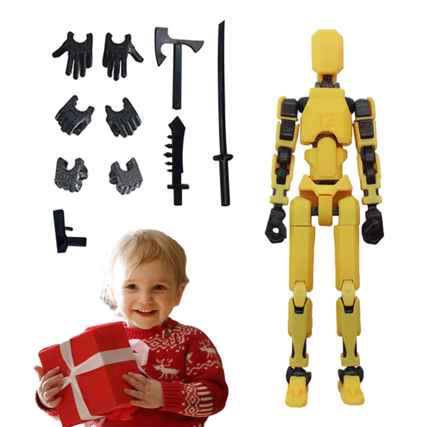 3D Articulated Action Figure 🎬