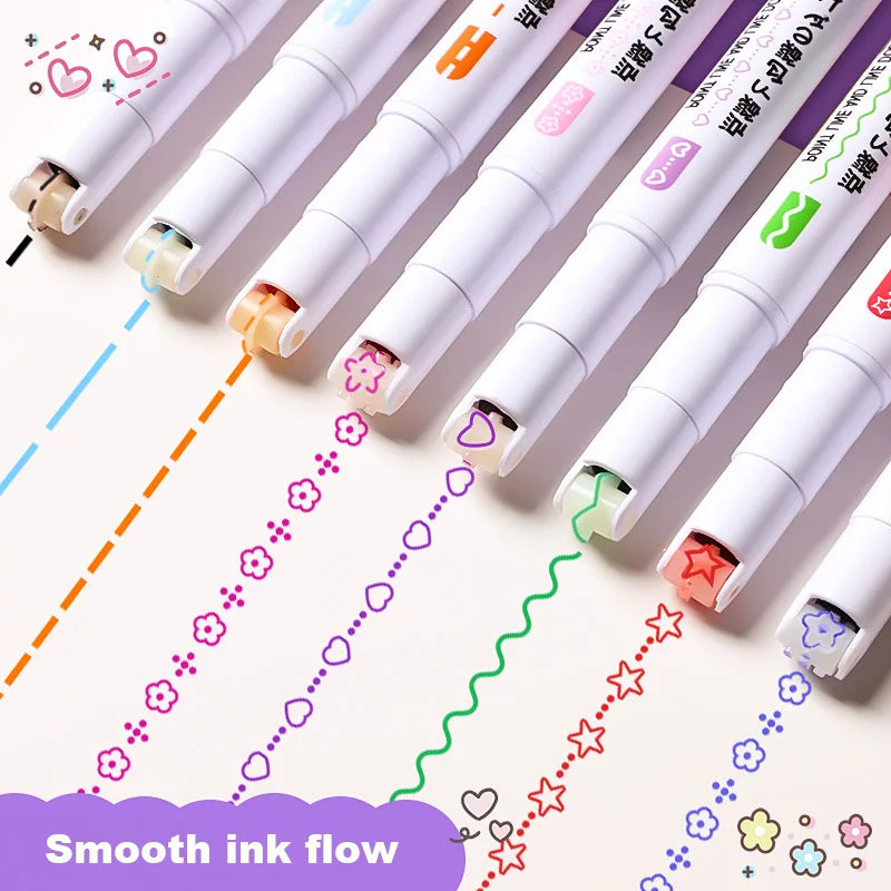 Flower Tip Highlighter Pens 🌸