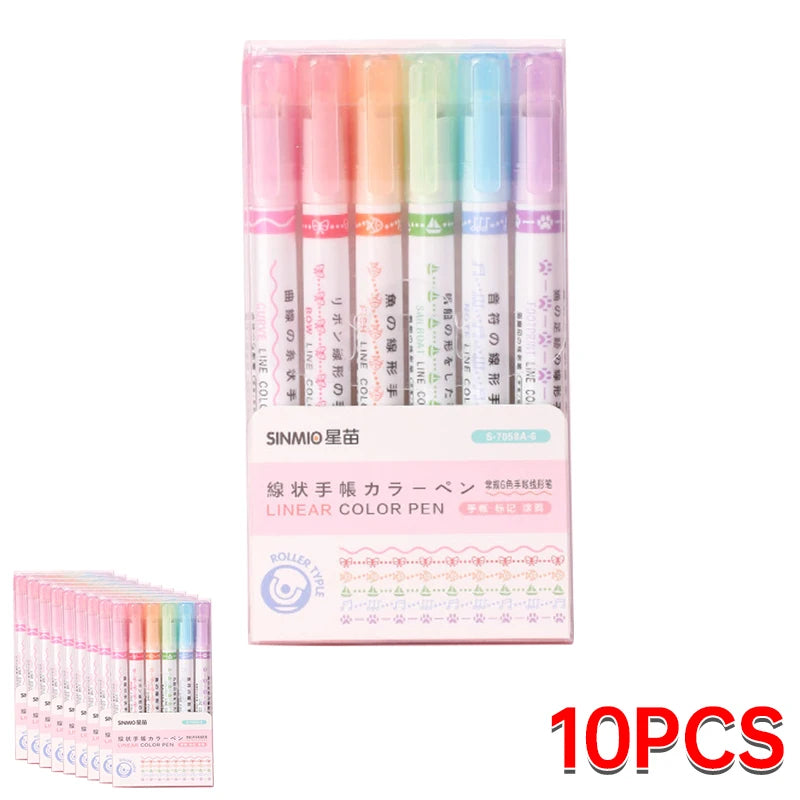 Flower Tip Highlighter Pens 🌸