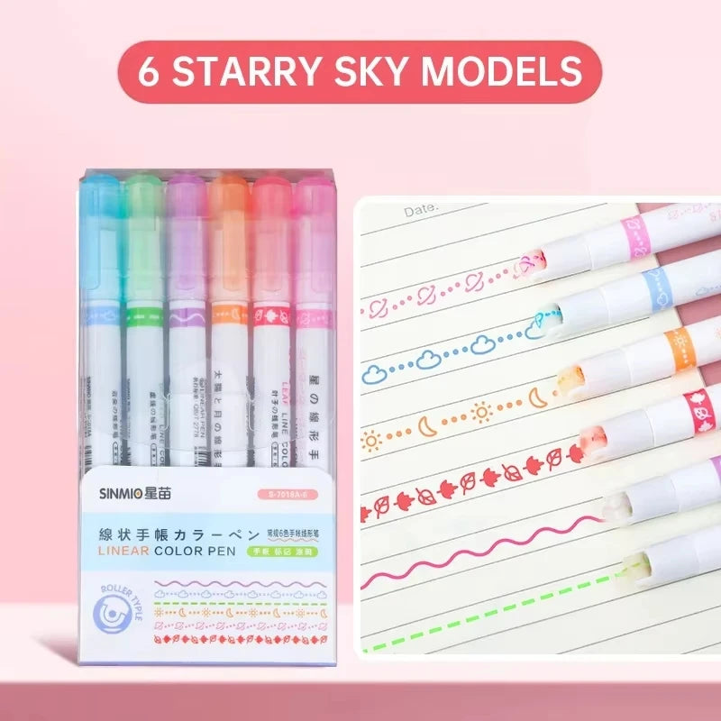 Flower Tip Highlighter Pens 🌸