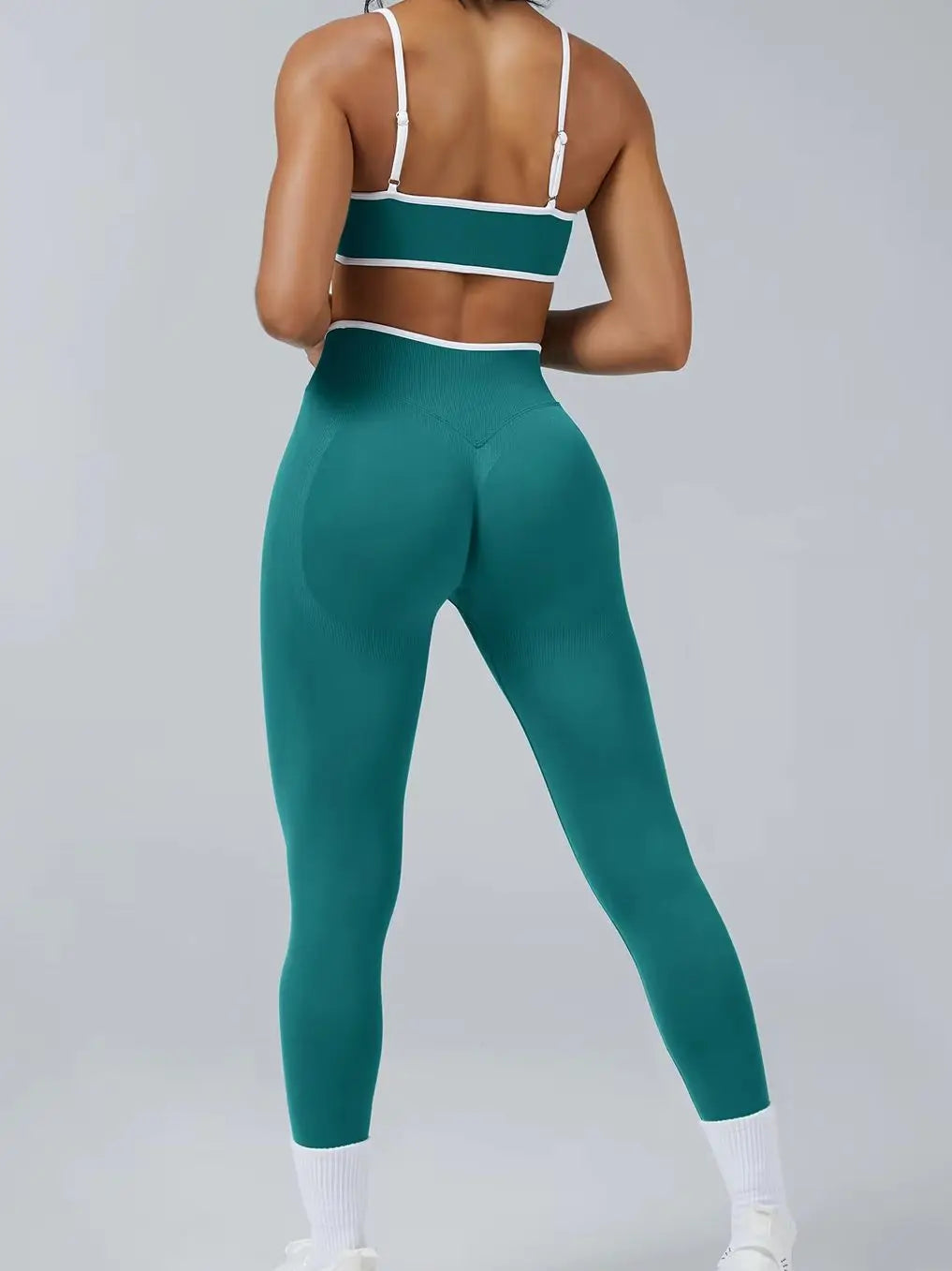 Color Block Yoga Set 🏋️