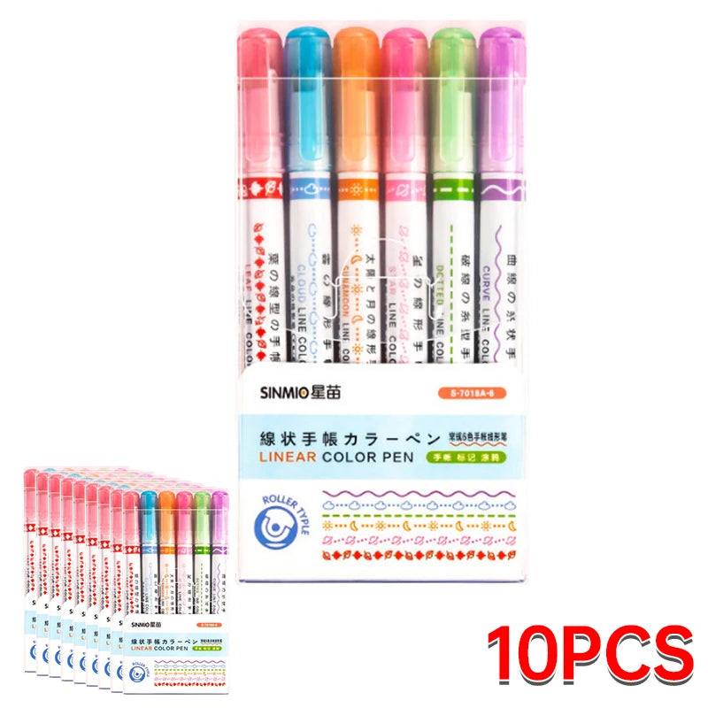 Flower Tip Highlighter Pens 🌸
