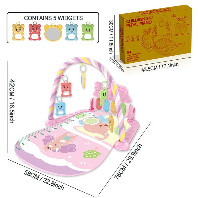 🎹 Baby Music Play Mat – Piano Keyboard Gym