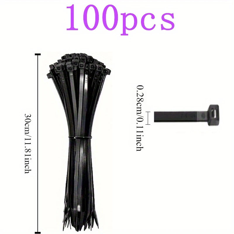 Heavy-Duty Black Cable Ties 🔗