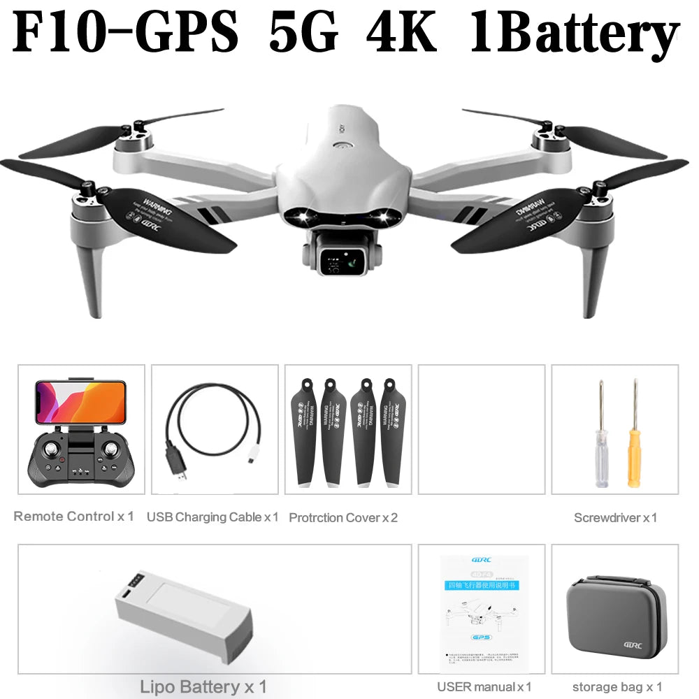 4DRC F10 GPS Drone 6K 🚁