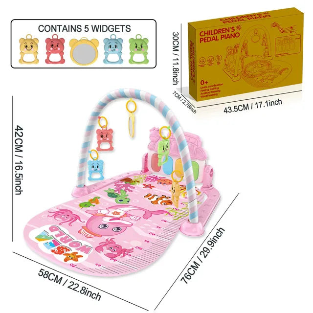 🎹 Baby Music Play Mat – Piano Keyboard Gym