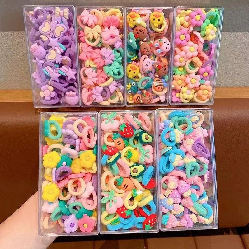 Gentle Baby Girl Hair Ties Set