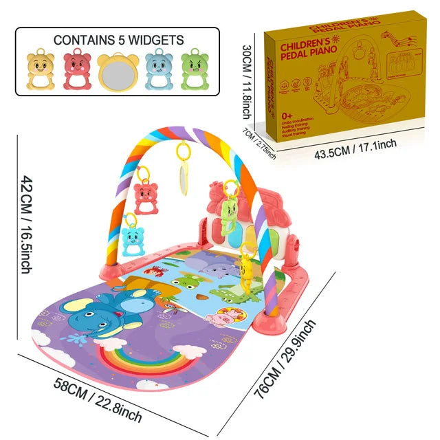 🎹 Baby Music Play Mat – Piano Keyboard Gym