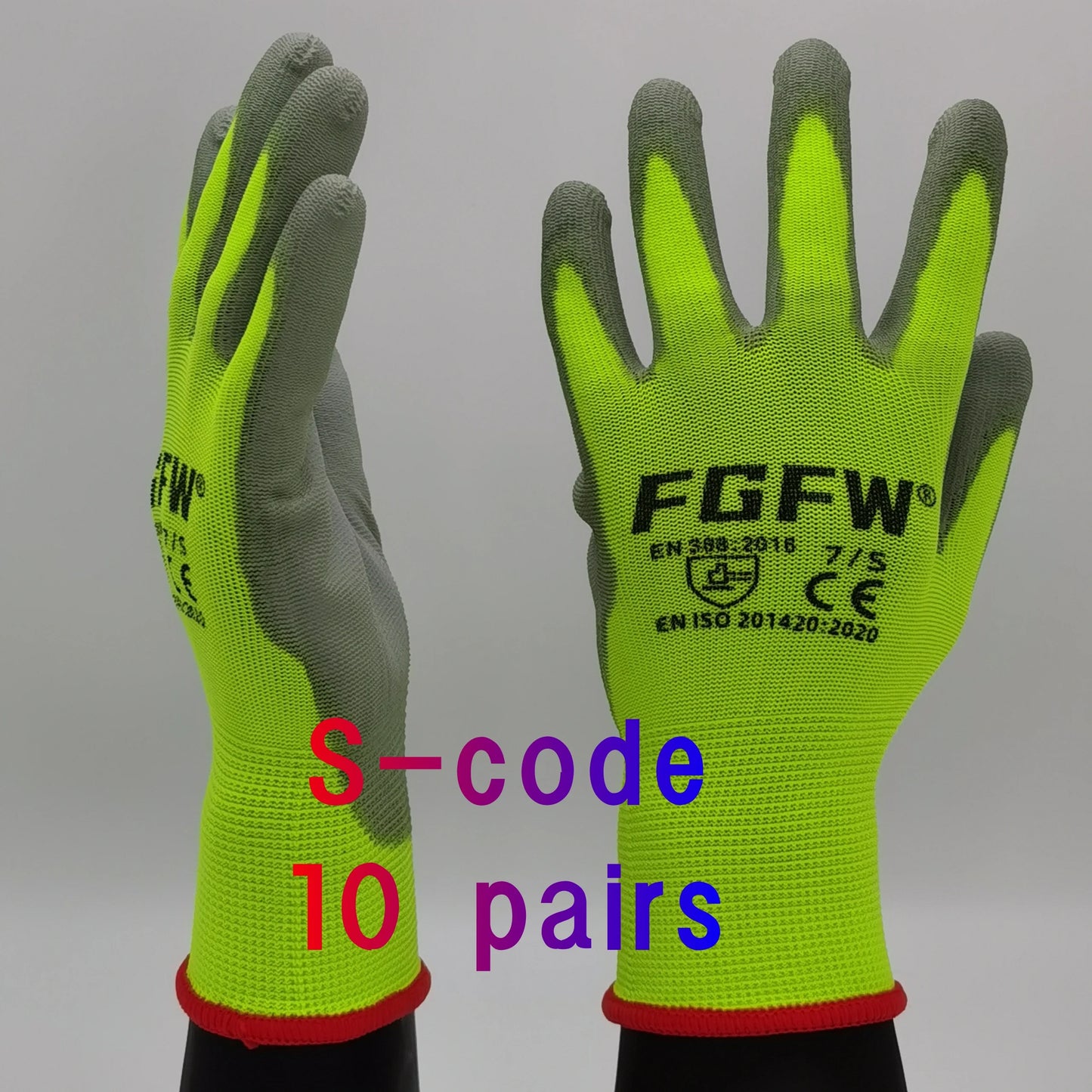 PU Coated Safety Work Gloves 🧤