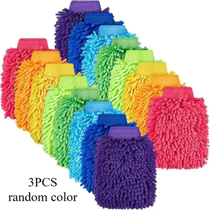Microfiber Car Wash Mitt 🧴