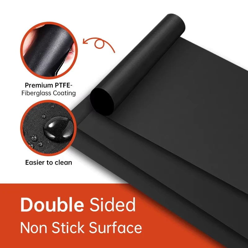 Non-Stick Reusable Oven & BBQ Liner 🛡️
