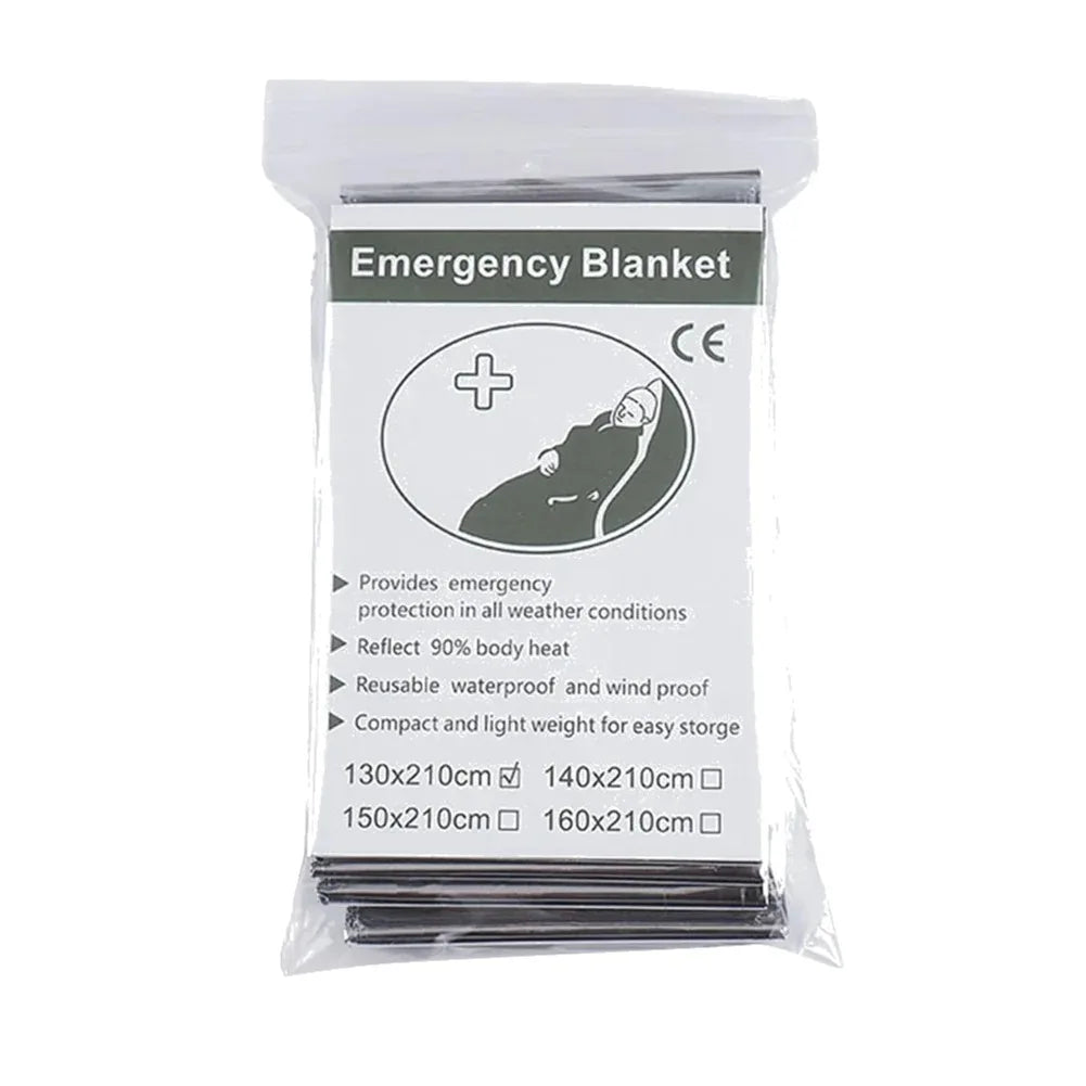 🌿 Emergency Thermal Blanket – Mylar Survival