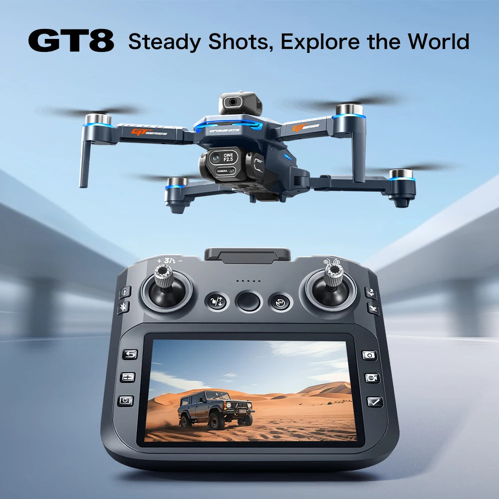 GT8 Pro Drone 8K Screen Remote 🚁