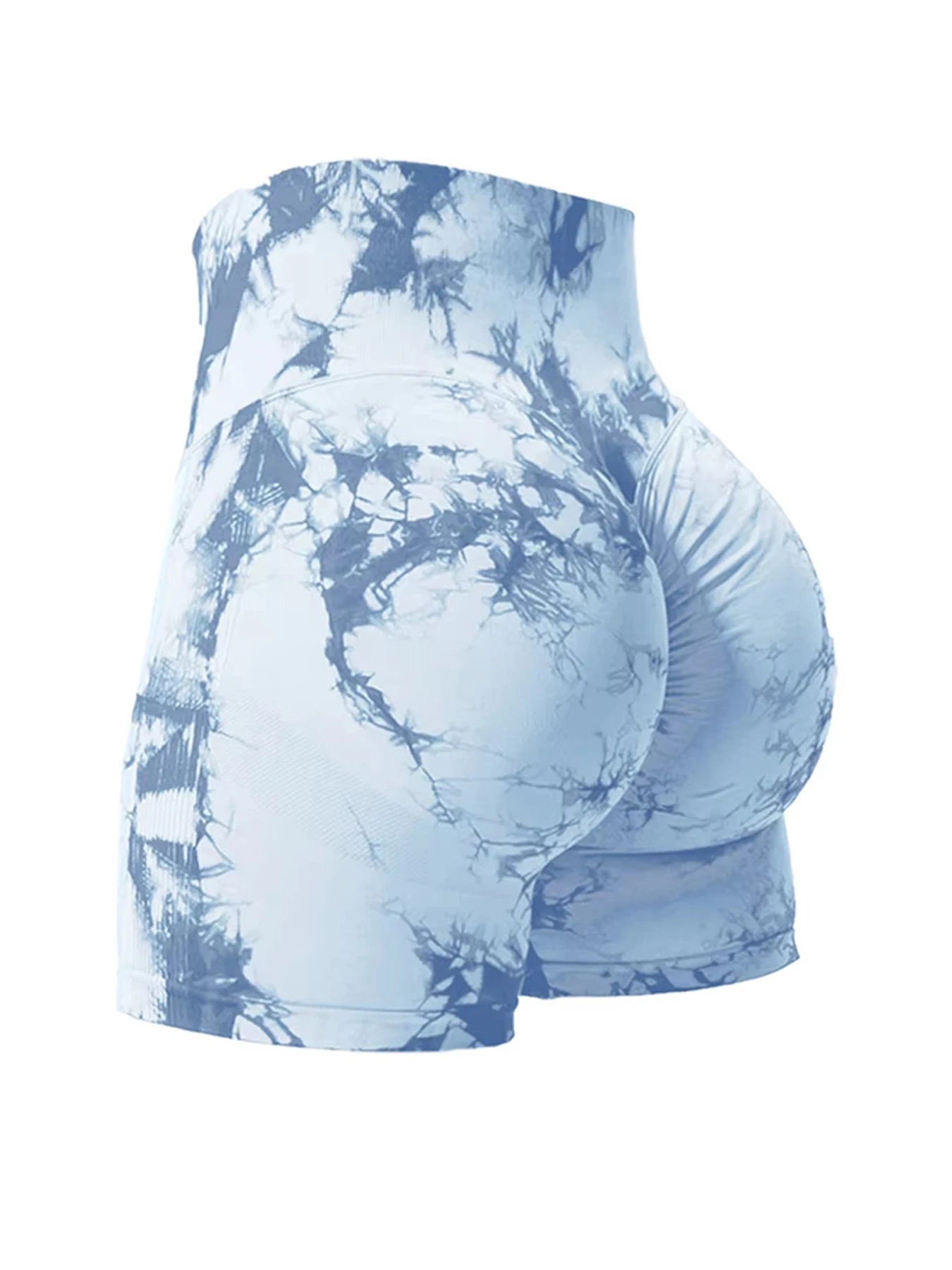 Tie-Dye Butt-Lift Gym Shorts 🌈