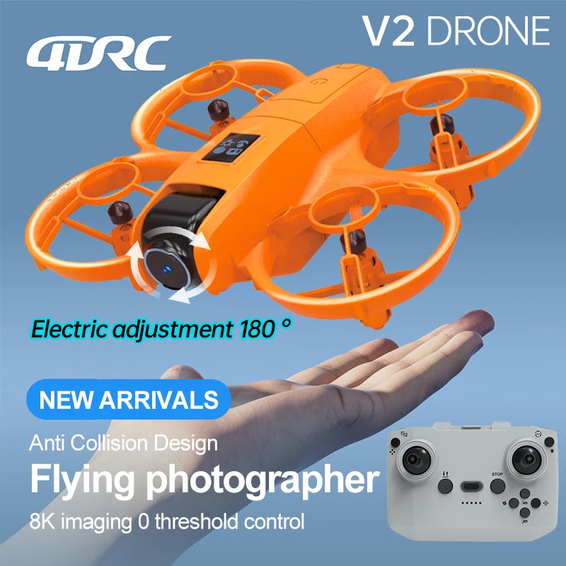 V2 Mini Drone 8K Wide Angle 🎥