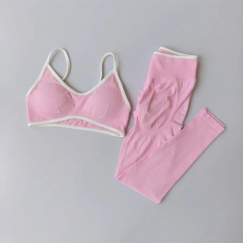 Color Block Yoga Set 🏋️