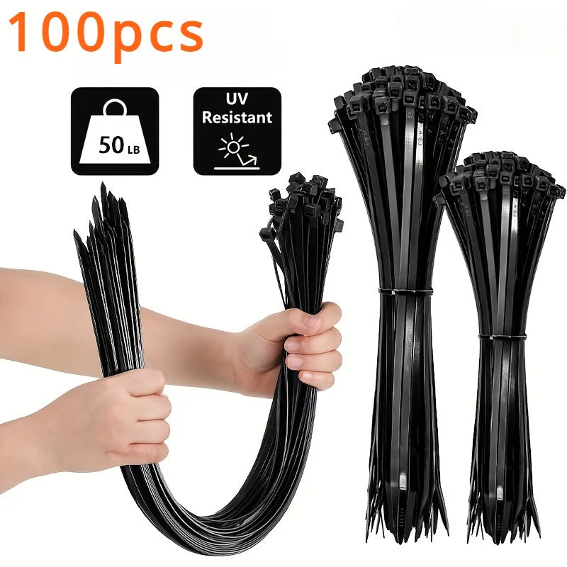 Heavy-Duty Black Cable Ties 🔗