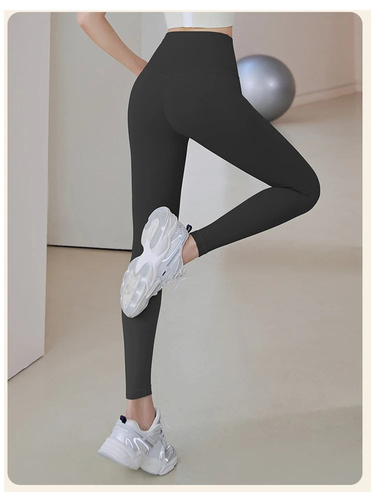 Ribbed High-Waist Yoga Leggings 🧘‍♀️