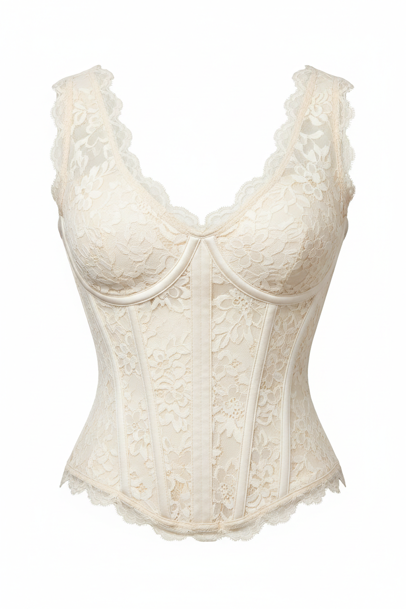 Corset Lace Sleeveless Vest Top