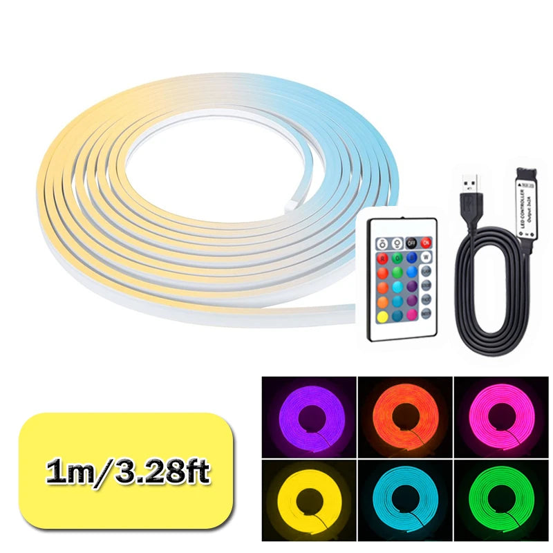 USB RGB Neon Rope Lights with Remote ✨