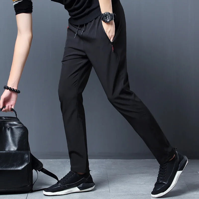 Men's Ice Silk Slim Casual Pants 🧊