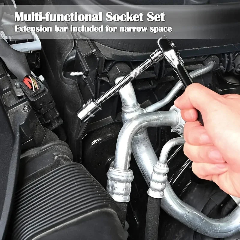 46-Pc Home & Auto Mechanic Tool Set