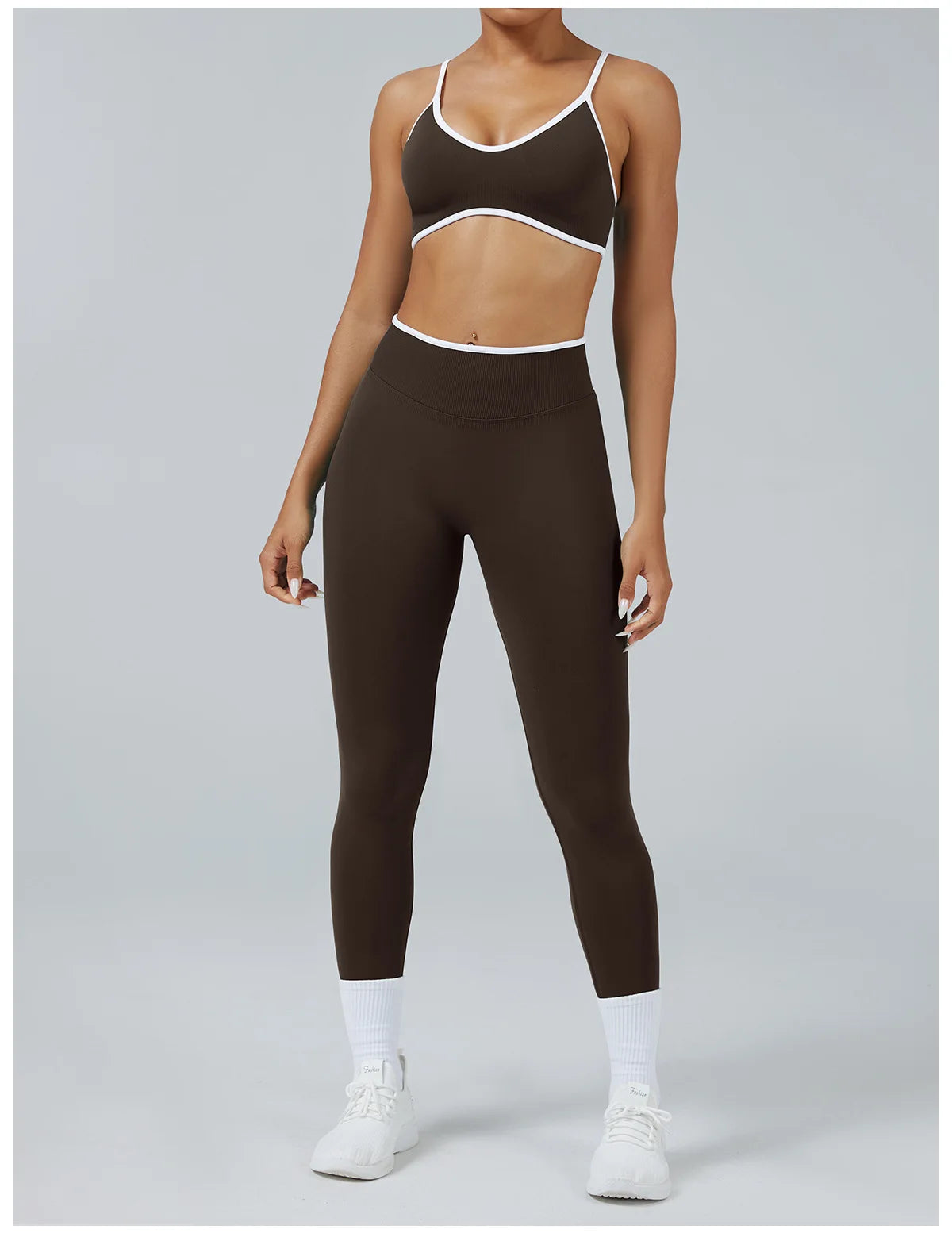 Color Block Yoga Set 🏋️
