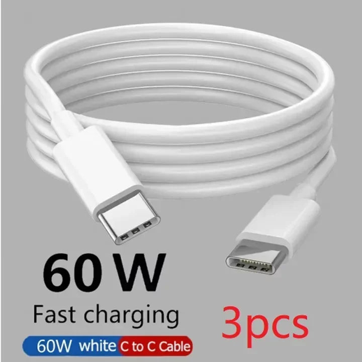 60W USB-C Fast Charger Cable  ⚡