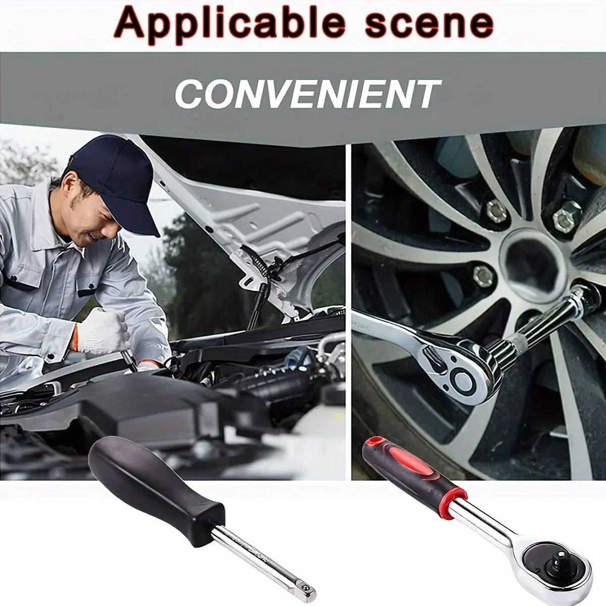46-Pc Home & Auto Mechanic Tool Set