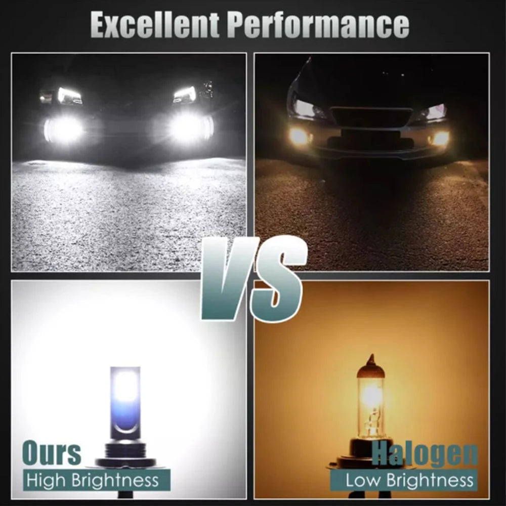 H7 LED Fog Light Bulb Kit 🌫️💡