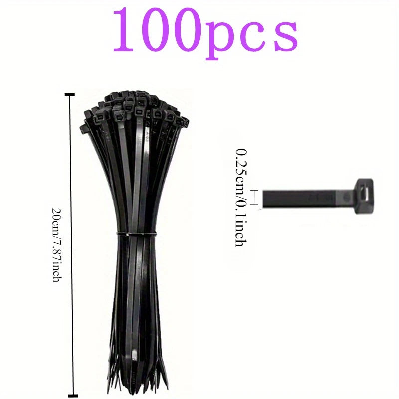 Heavy-Duty Black Cable Ties 🔗