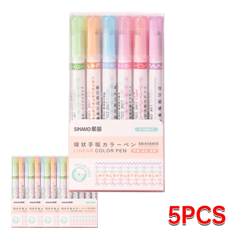 Flower Tip Highlighter Pens 🌸