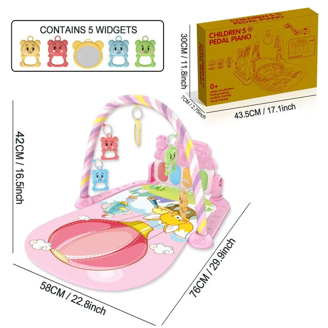 🎹 Baby Music Play Mat – Piano Keyboard Gym