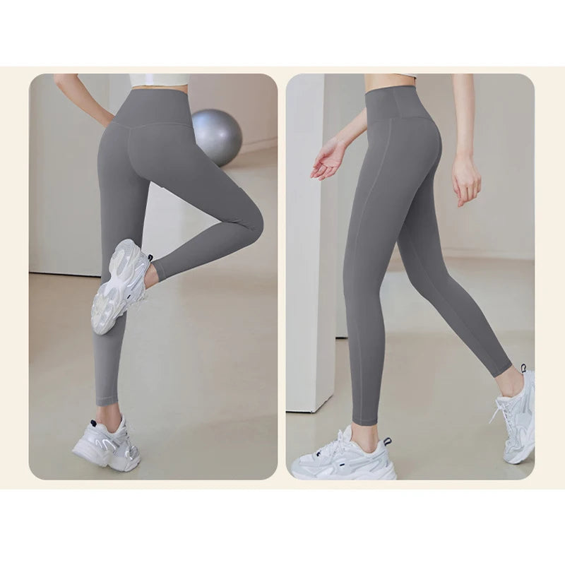 Ribbed High-Waist Yoga Leggings 🧘‍♀️