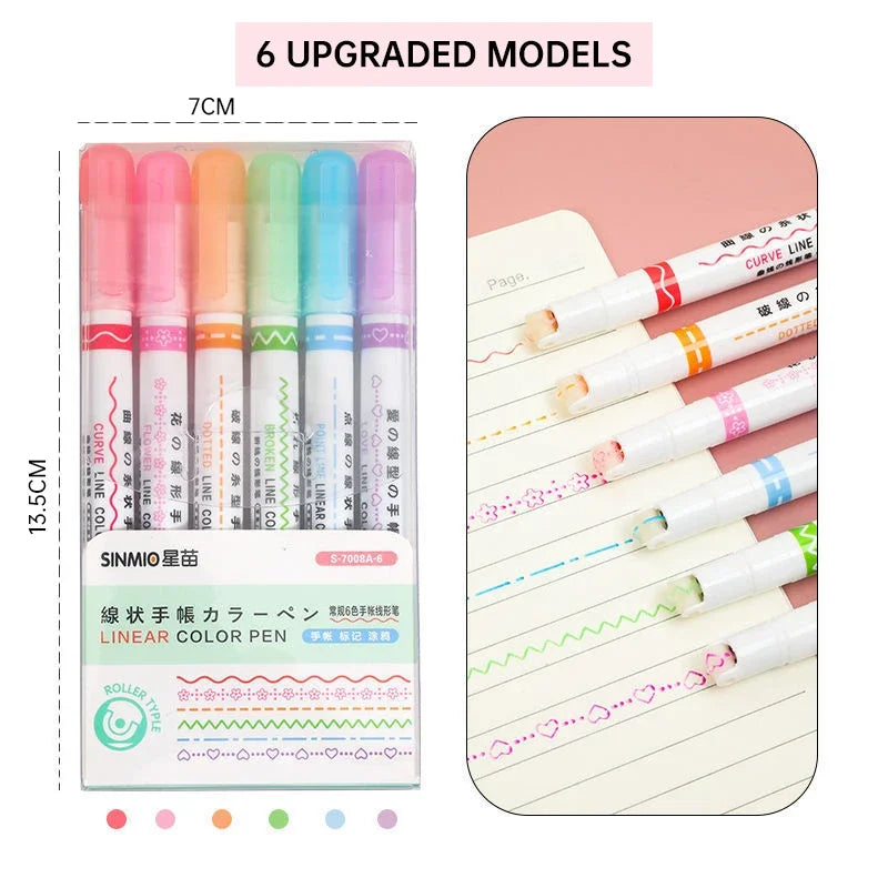 Flower Tip Highlighter Pens 🌸