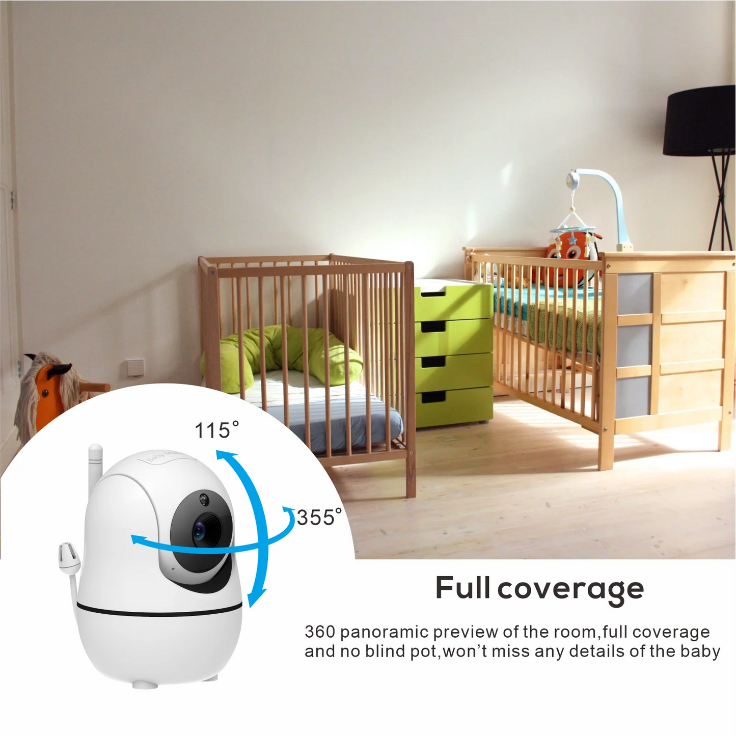 Baby Monitor 5" Camera & Audio 👶