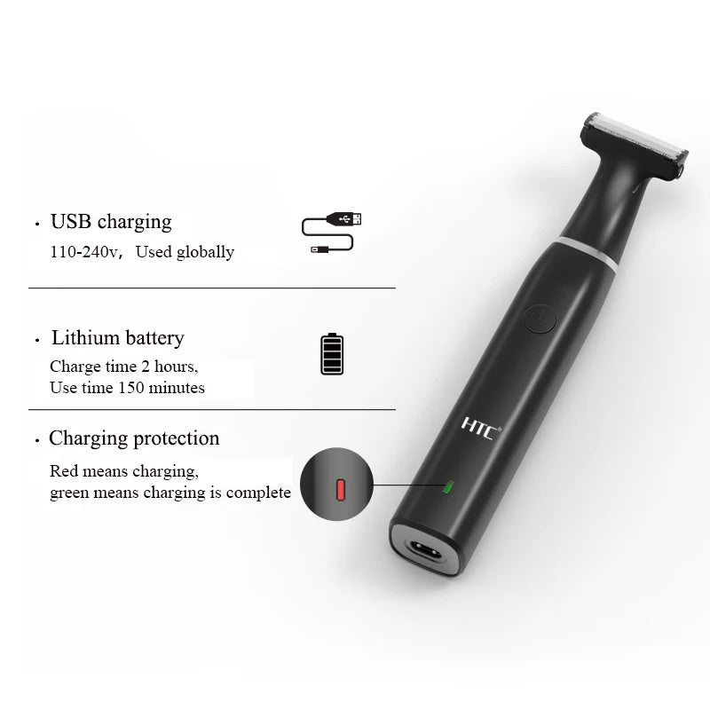 Waterproof Body & Beard Trimmer 💧✂️