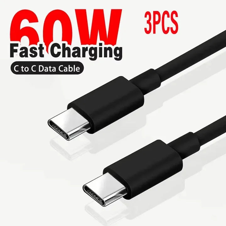 60W USB-C Fast Charger Cable  ⚡