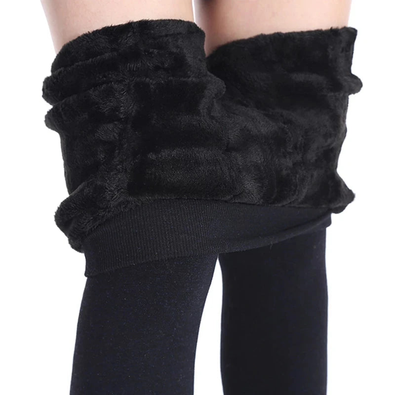 Velvet High-Waist Winter Leggings ❄️