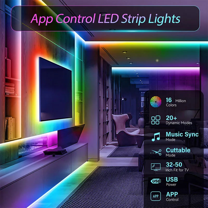 USB RGB TV Backlight LED Strip 🌈
