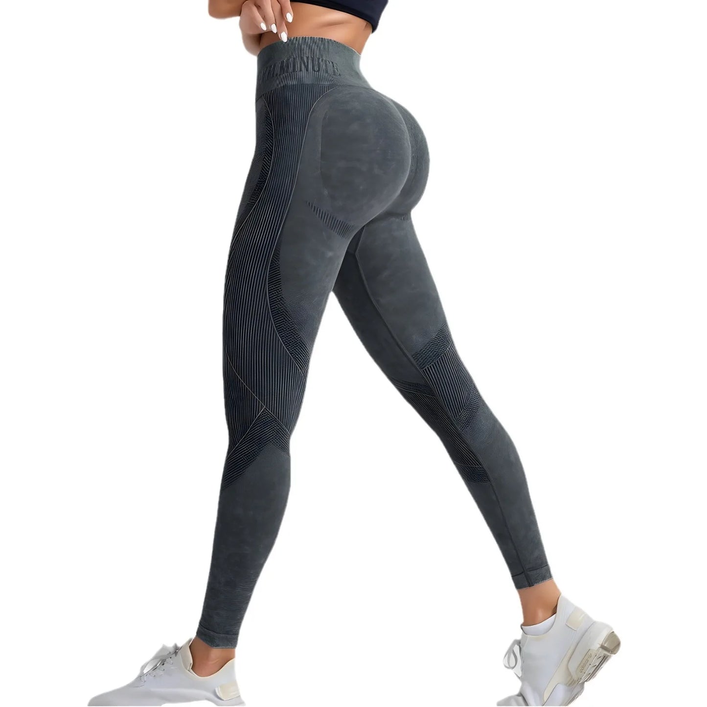 Sand-Washed Hip-Lift Yoga Leggings 🍋
