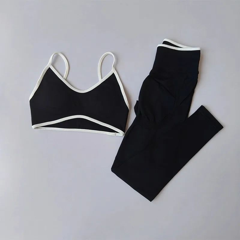 Color Block Yoga Set 🏋️