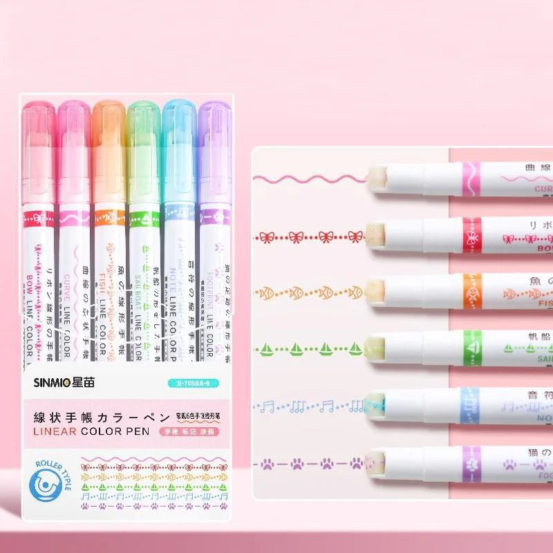 Flower Tip Highlighter Pens 🌸