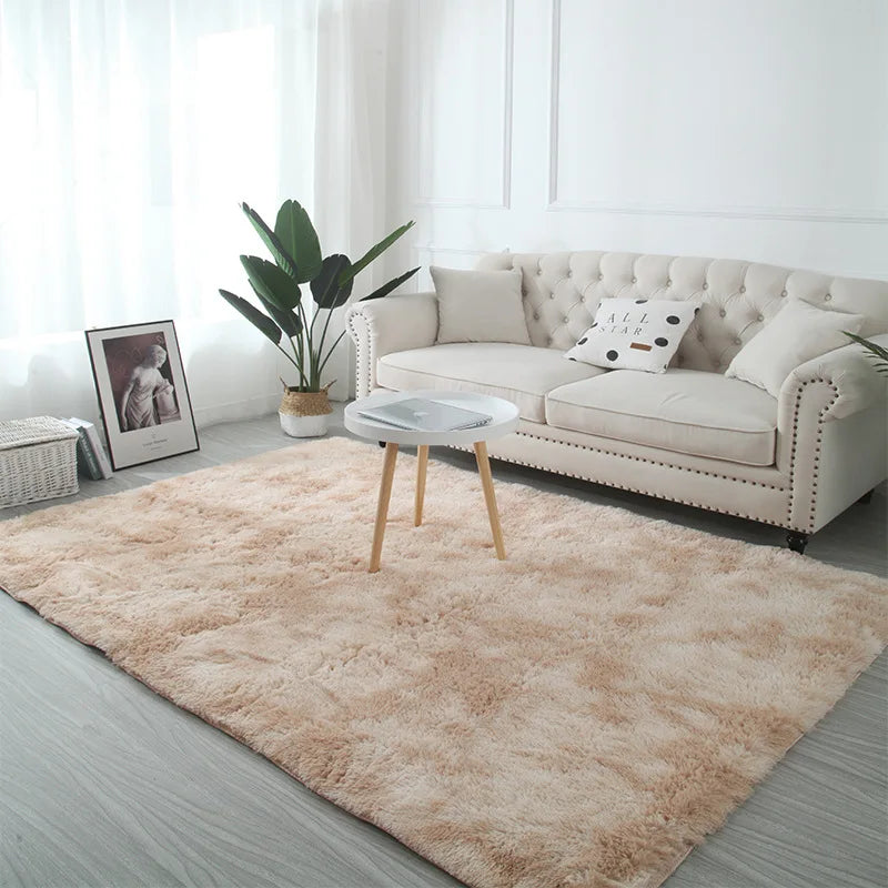 Fluffy Tie-Dye Kids Rug