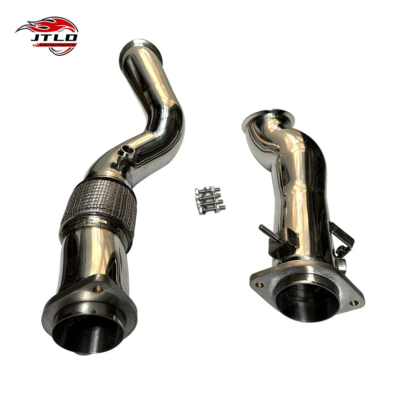 Polished Stainless Downpipes ✨