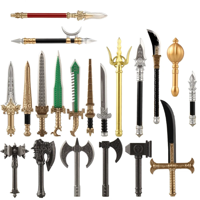 Medieval Weapons Building Blocks