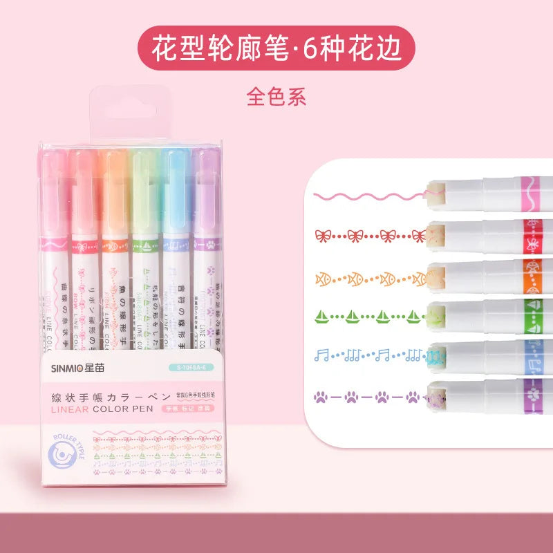 Flower Tip Highlighter Pens 🌸