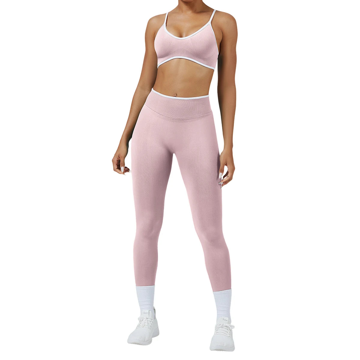 Color Block Yoga Set 🏋️